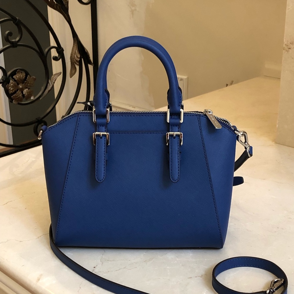 Nwt Michael Kors medium ciara handbag sapphire - Picture 3 of 8